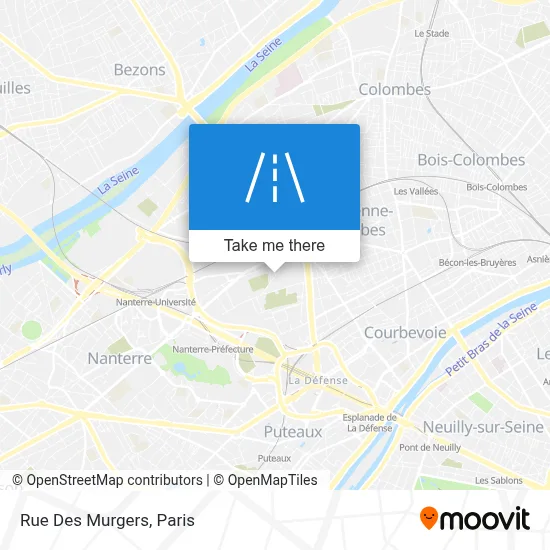 Rue Des Murgers map