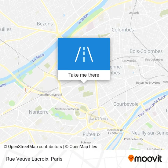 Rue Veuve Lacroix map