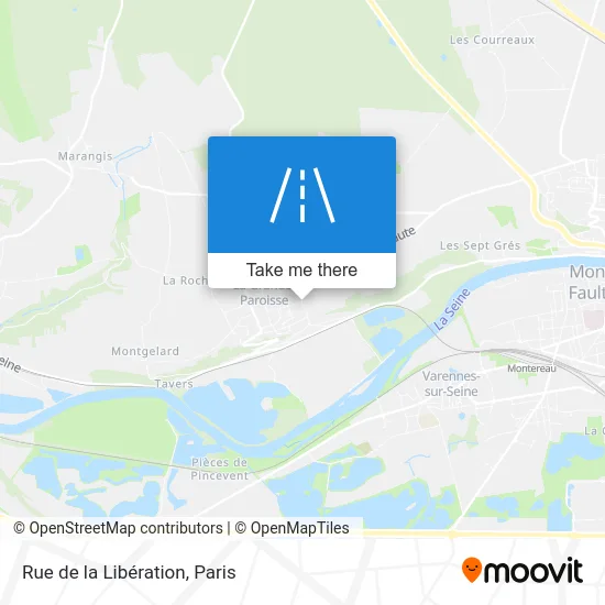 Rue de la Libération map