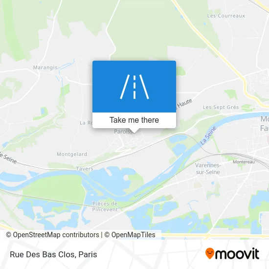 Rue Des Bas Clos map