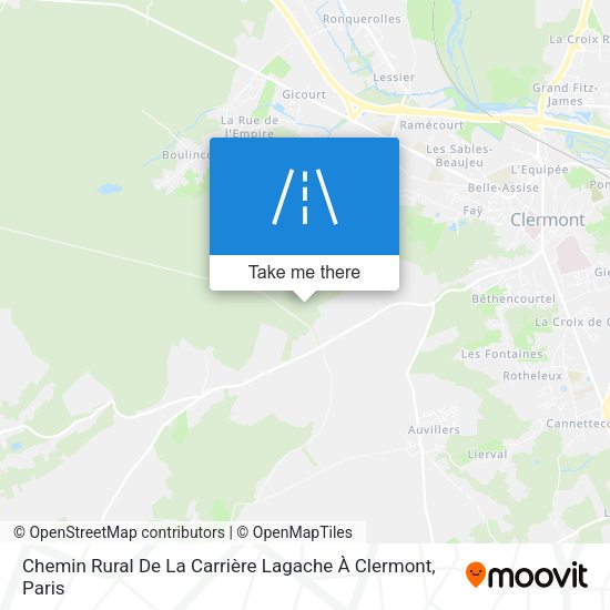 Chemin Rural De La Carrière Lagache À Clermont map