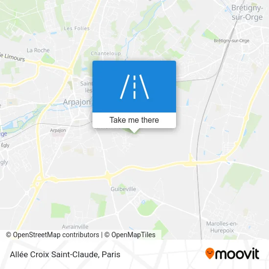 Allée Croix Saint-Claude map
