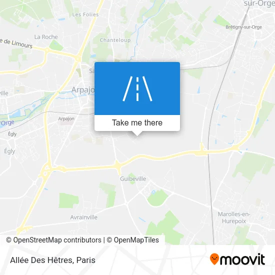 Allée Des Hêtres map