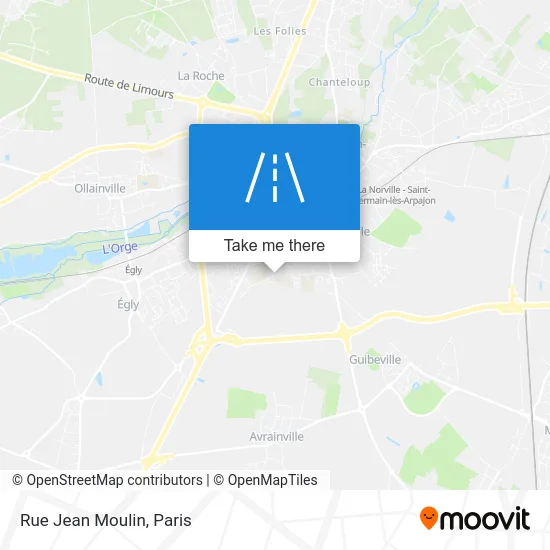 Rue Jean Moulin map
