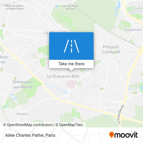 Allée Charles Pathé map