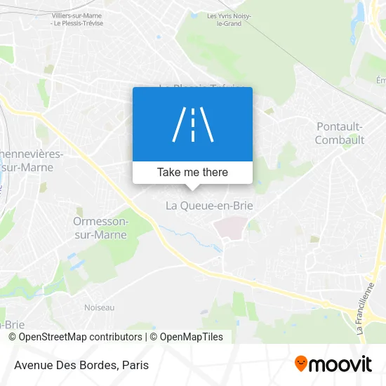 Avenue Des Bordes map