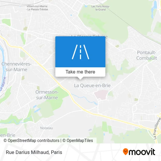 Rue Darius Milhaud map