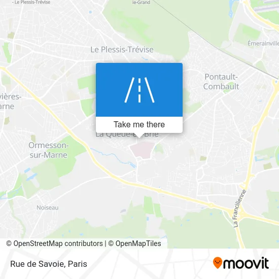 Rue de Savoie map