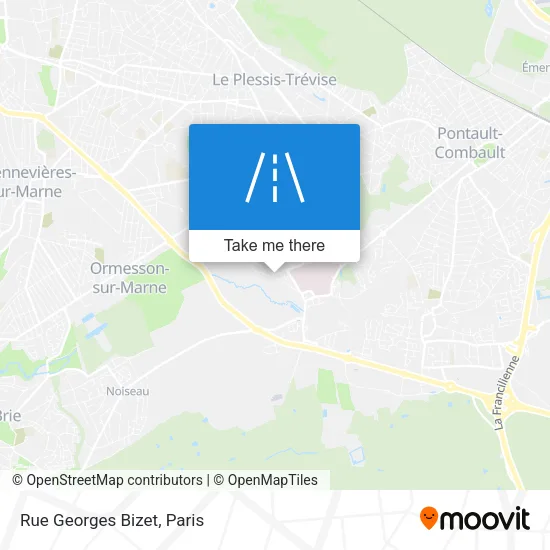 Rue Georges Bizet map