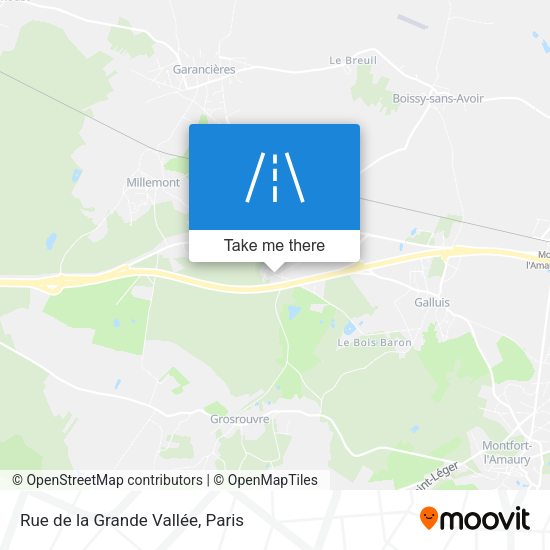 Rue de la Grande Vallée map