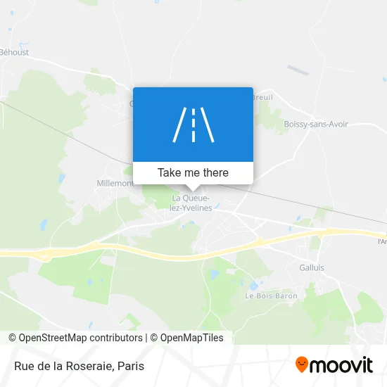 Rue de la Roseraie map