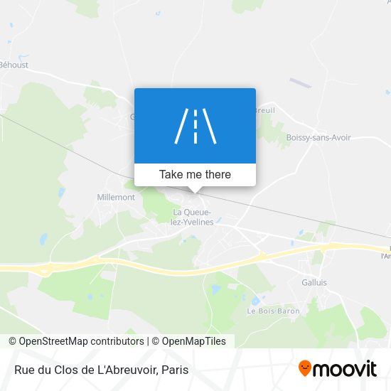 Rue du Clos de L'Abreuvoir map