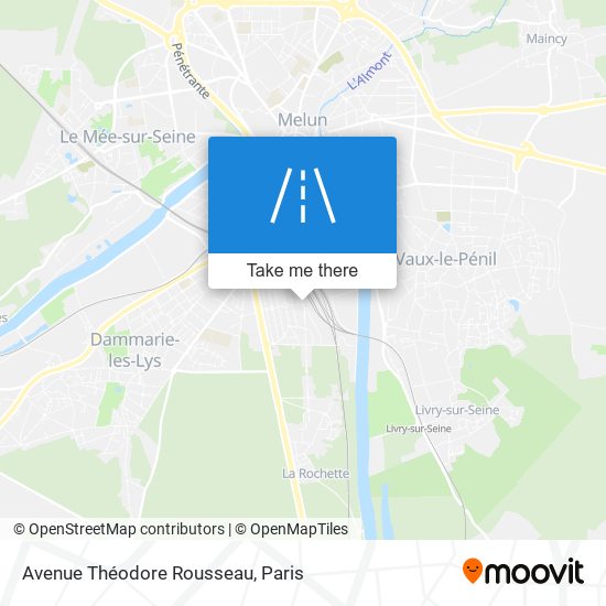 Avenue Théodore Rousseau map