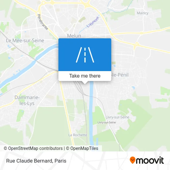 Rue Claude Bernard map