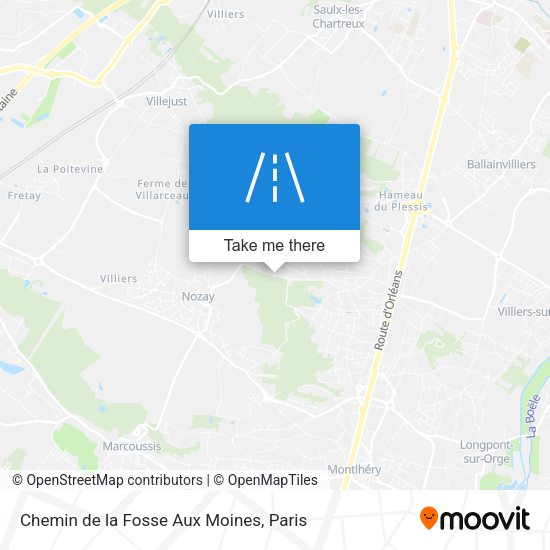 Chemin de la Fosse Aux Moines map