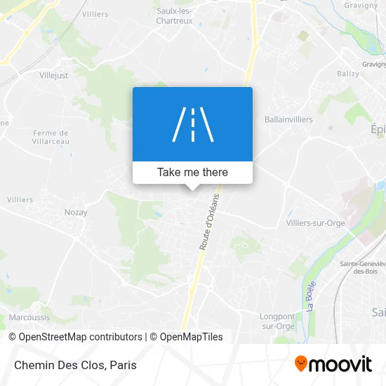 Chemin Des Clos map