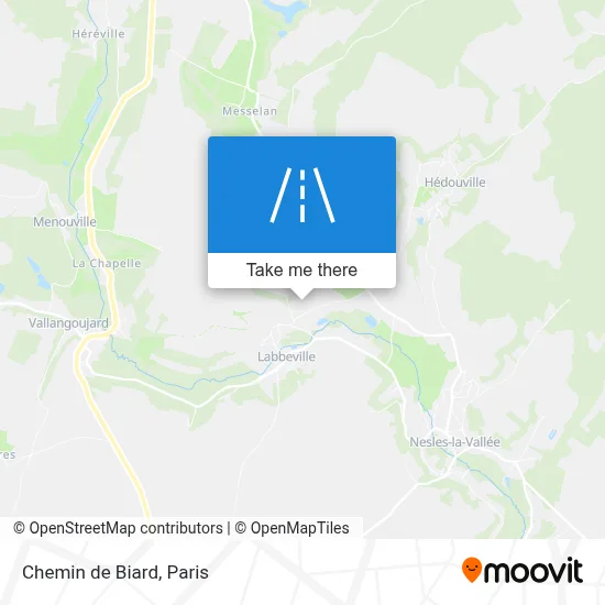 Chemin de Biard map
