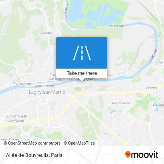 Allée de Bouvreuils map