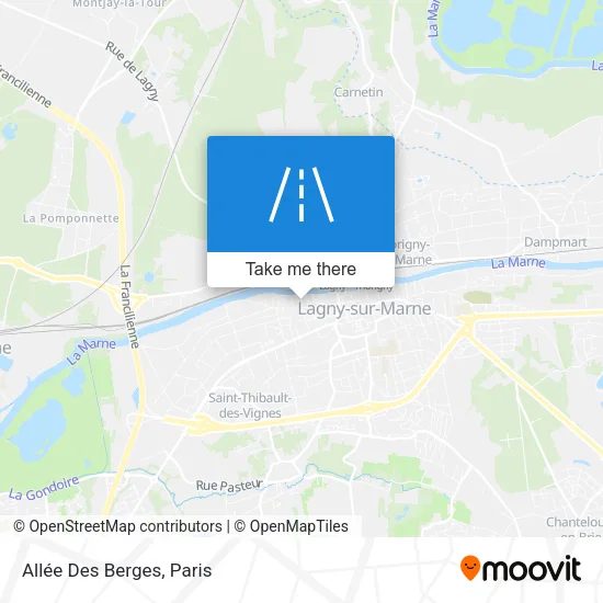 Allée Des Berges map
