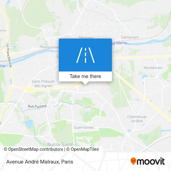 Avenue André Malraux map