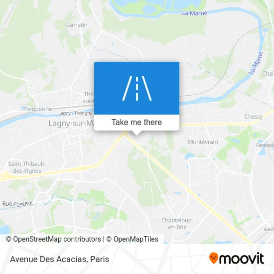 Avenue Des Acacias map