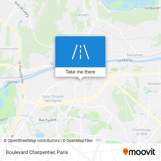 Mapa Boulevard Charpentier
