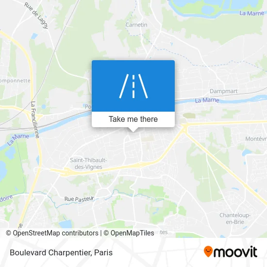 Boulevard Charpentier map