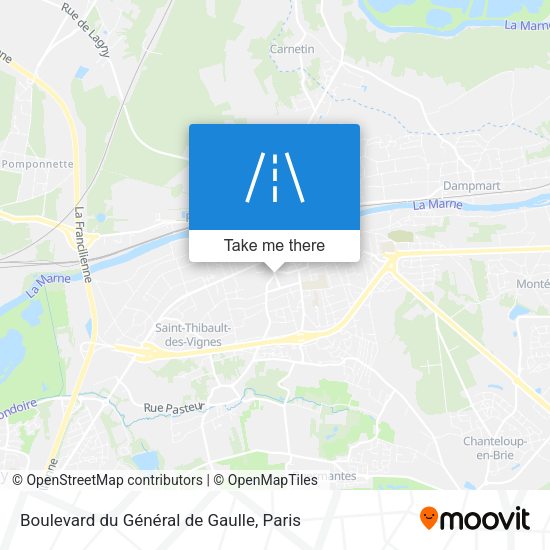 Boulevard du Général de Gaulle map