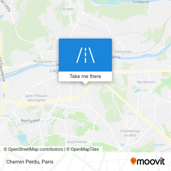 Chemin Perdu map