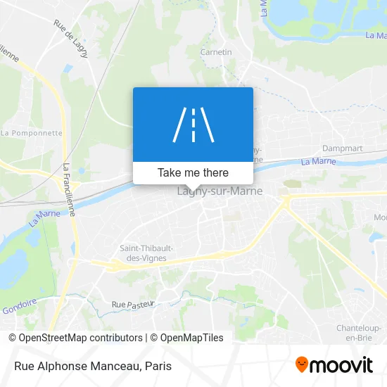 Rue Alphonse Manceau map