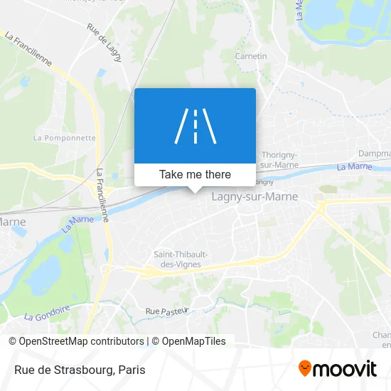 Rue de Strasbourg map