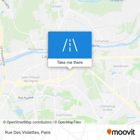 Rue Des Violettes map