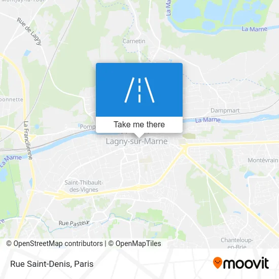 Rue Saint-Denis map