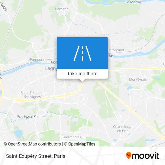 Rue Saint-Exupéry map