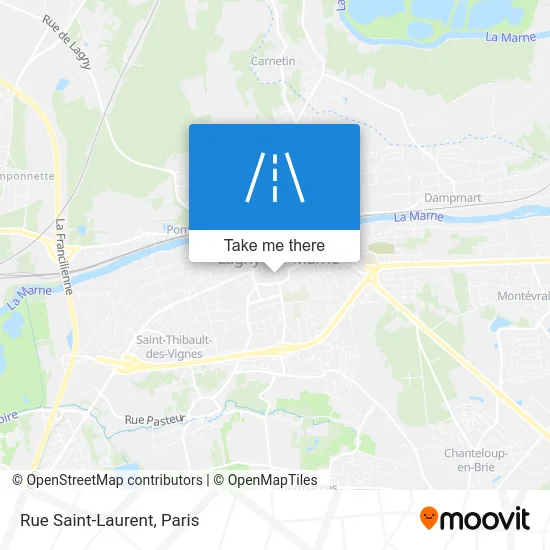 Rue Saint-Laurent map