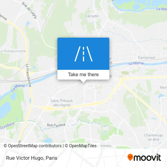 Rue Victor Hugo map