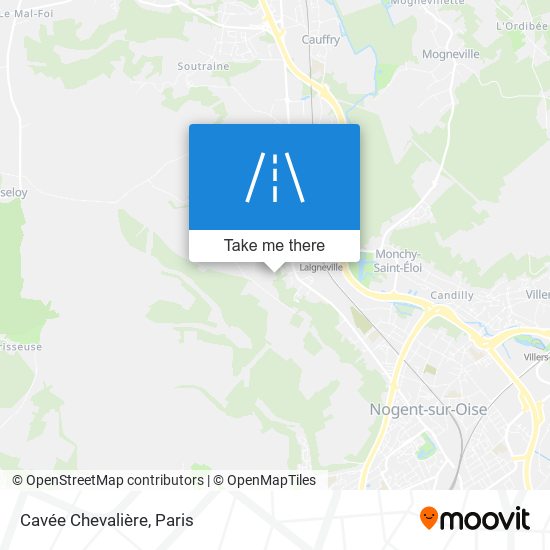 Cavée Chevalière map