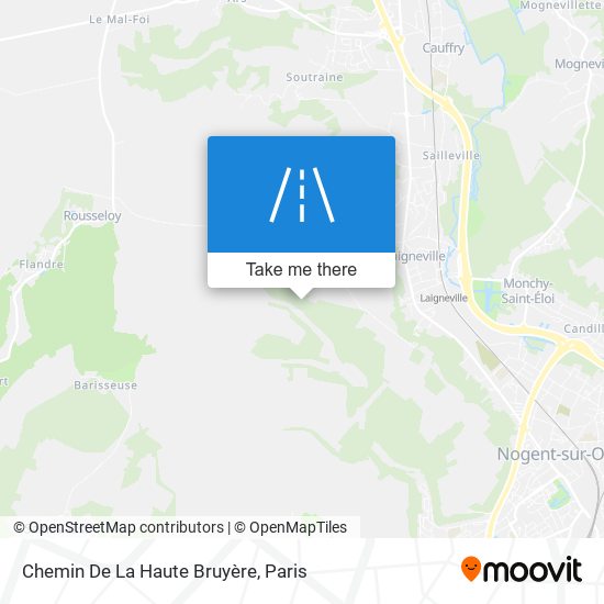 Chemin De La Haute Bruyère map