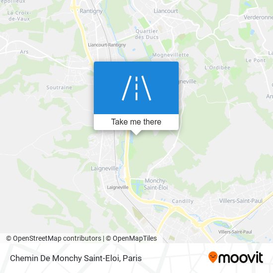 Chemin De Monchy Saint-Eloi map