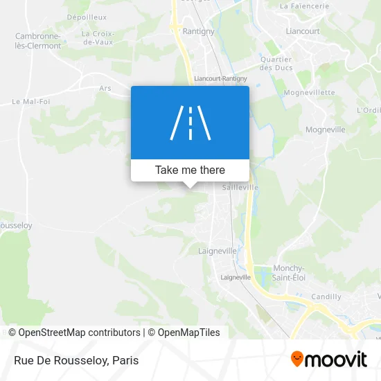 Rue De Rousseloy map