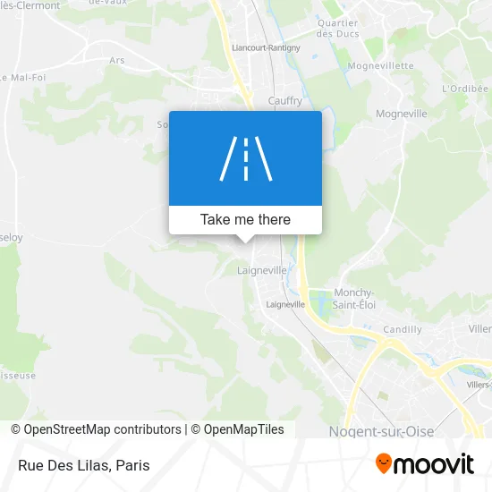 Rue Des Lilas map