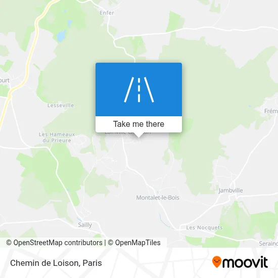 Chemin de Loison map