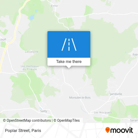 Rue Des Peupliers map