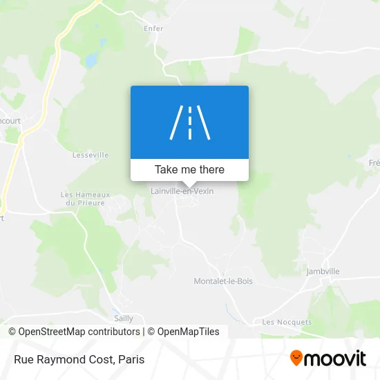 Rue Raymond Cost map