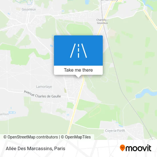 Allée Des Marcassins map