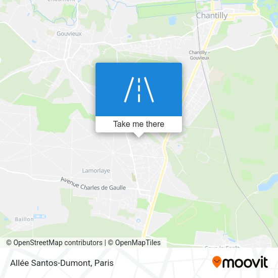 Allée Santos-Dumont map