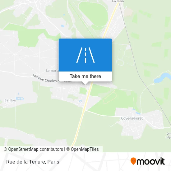 Rue de la Tenure map
