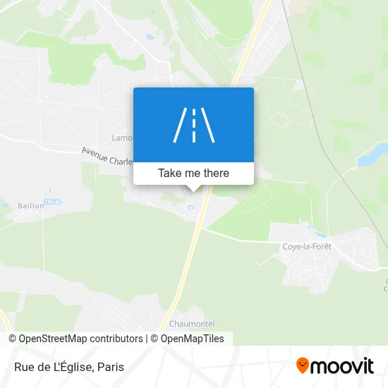 Rue de L'Église map