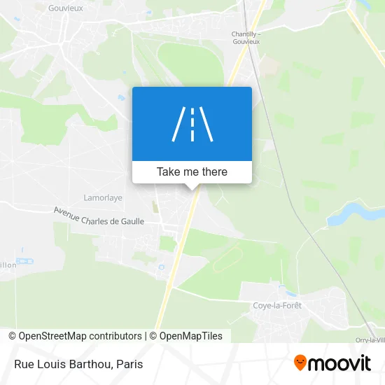 Rue Louis Barthou map