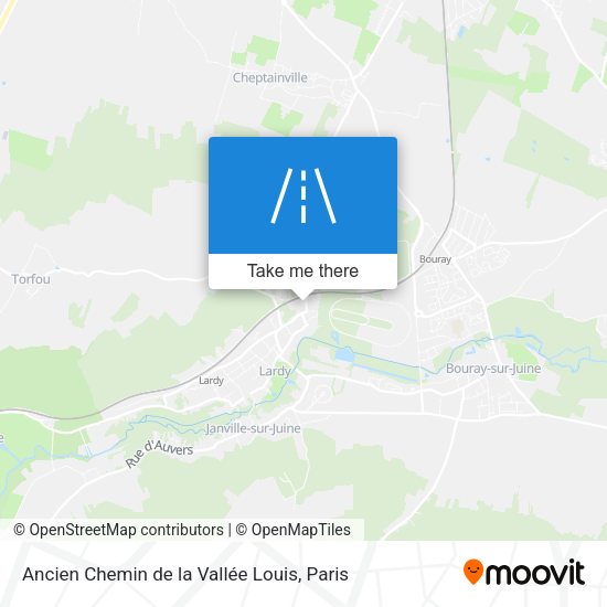 Ancien Chemin de la Vallée Louis map